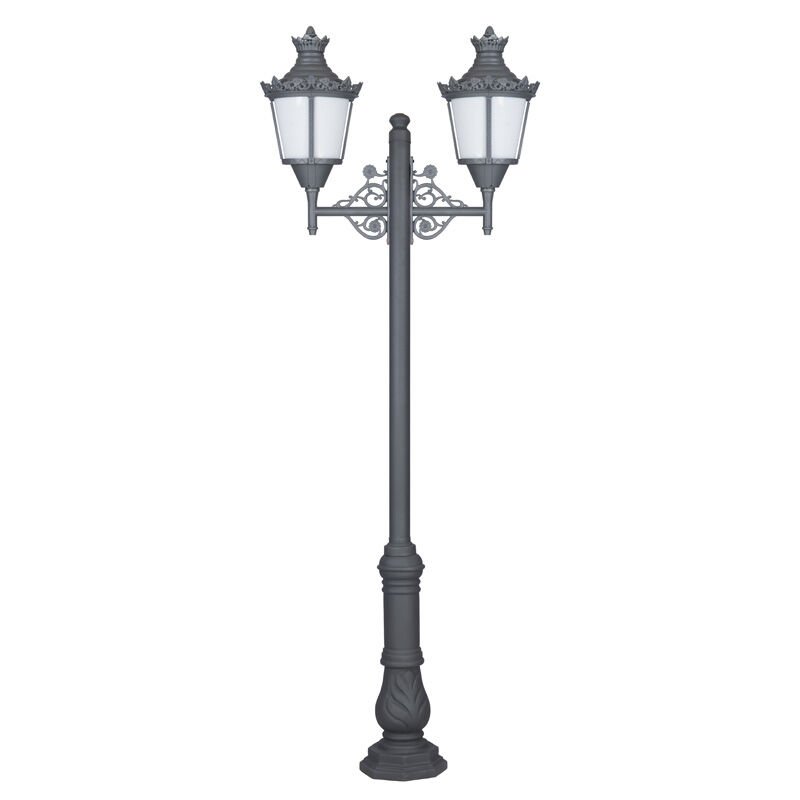 Akrilik Camlı E27 Duylu Park Bahçe Aydınlatma Direği 115x330cm