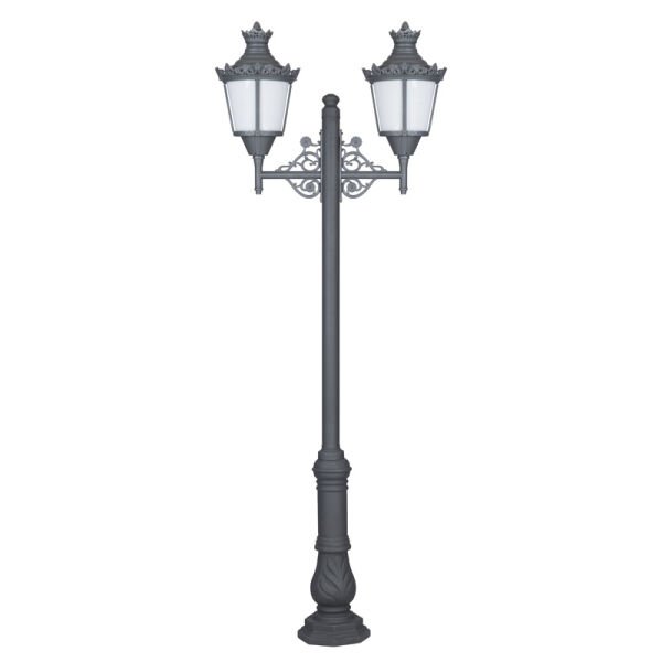 Akrilik Camlı E27 Duylu Park Bahçe Aydınlatma Direği 115x330cm