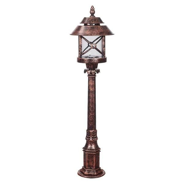 ElektrikPiyasa Polikarbon Camlı ABS Klasik Park Bahçe Çim Direği 100 cm