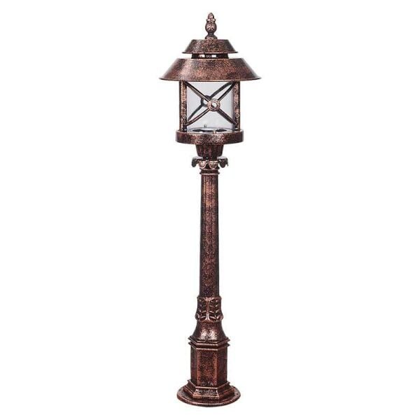 ElektrikPiyasa Polikarbon Camlı ABS Klasik Park Bahçe Çim Direği 100 cm