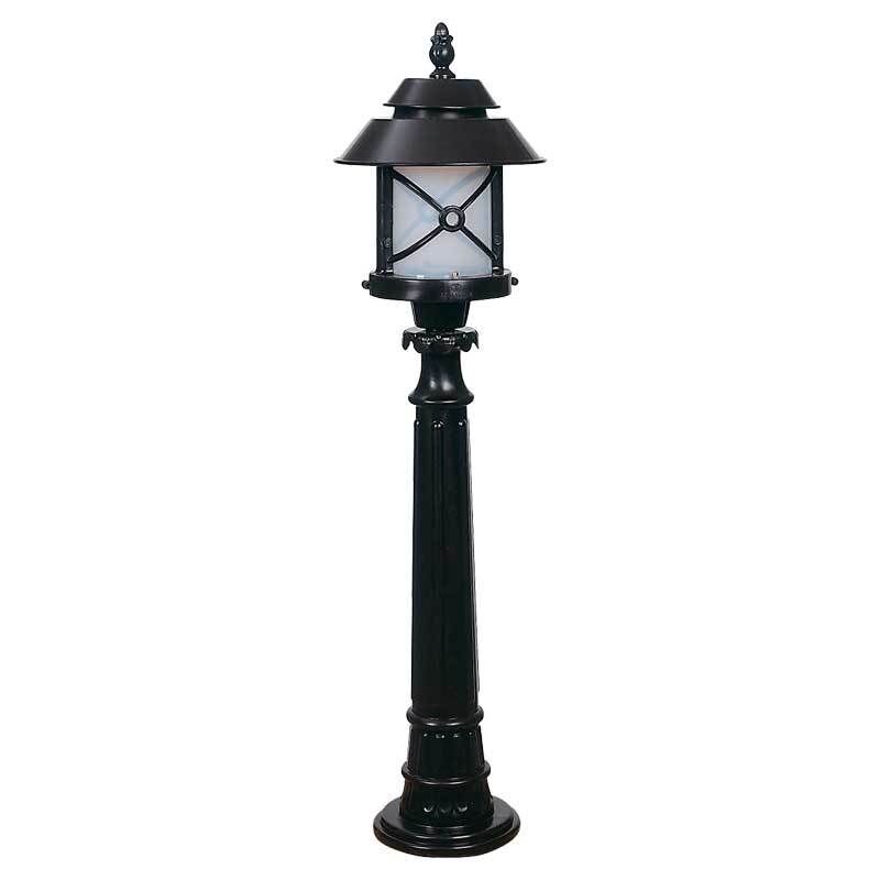 ElektrikPiyasa Polikarbon Camlı ABS Klasik Park Bahçe Çim Direği 100 cm