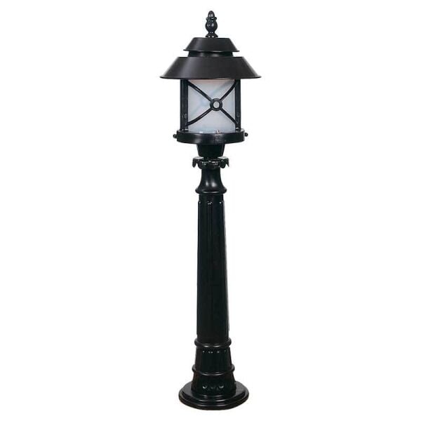 ElektrikPiyasa Polikarbon Camlı ABS Klasik Park Bahçe Çim Direği 100 cm