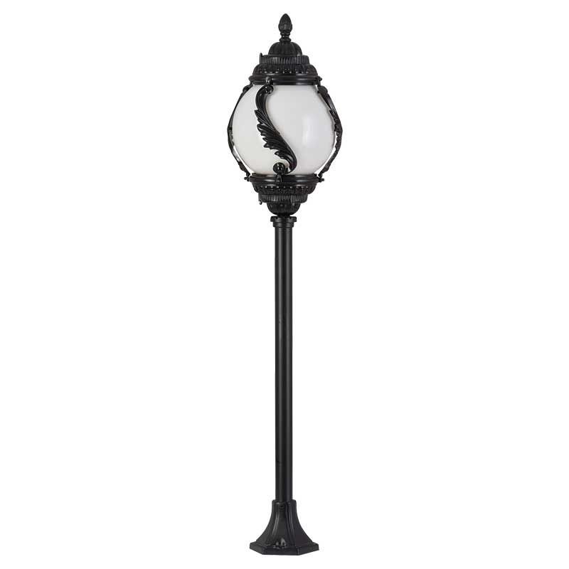 25'lik Akrilik Camlı Metal Çim Direkli Abs Sarmaşık Armatürü 30x110cm