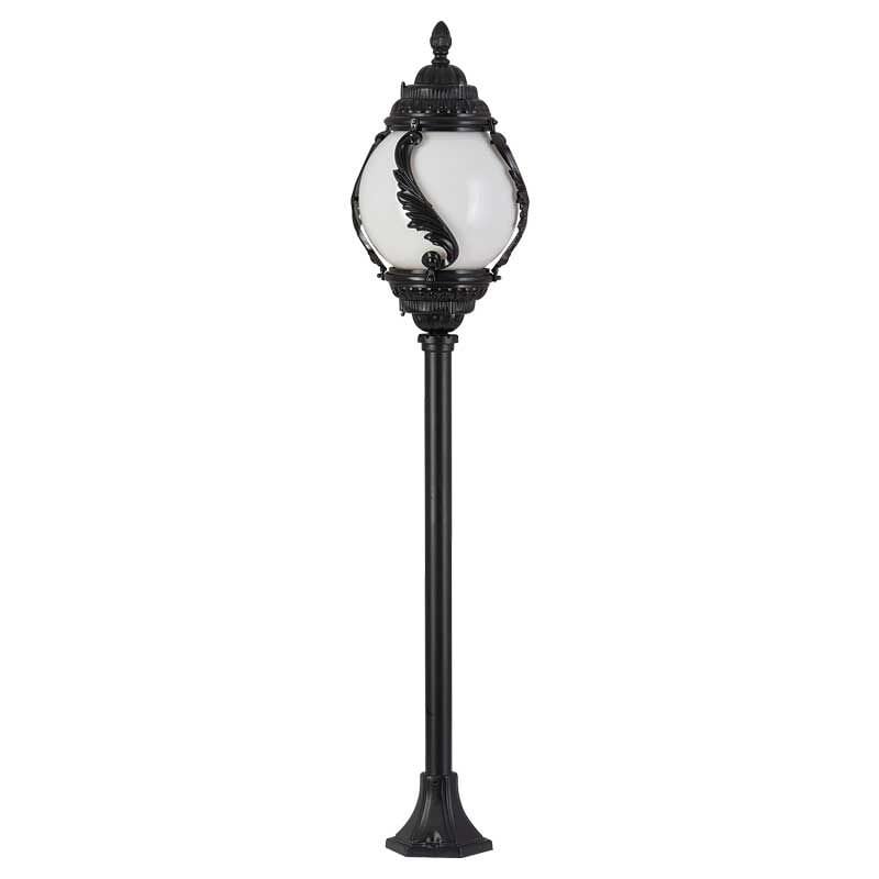 25'lik Akrilik Camlı Metal Çim Direkli Abs Sarmaşık Armatürü 30x110cm