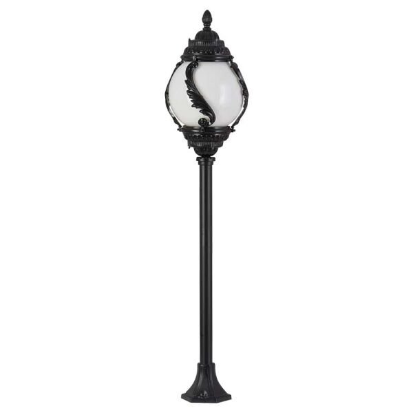 25'lik Akrilik Camlı Metal Çim Direkli Abs Sarmaşık Armatürü 30x110cm