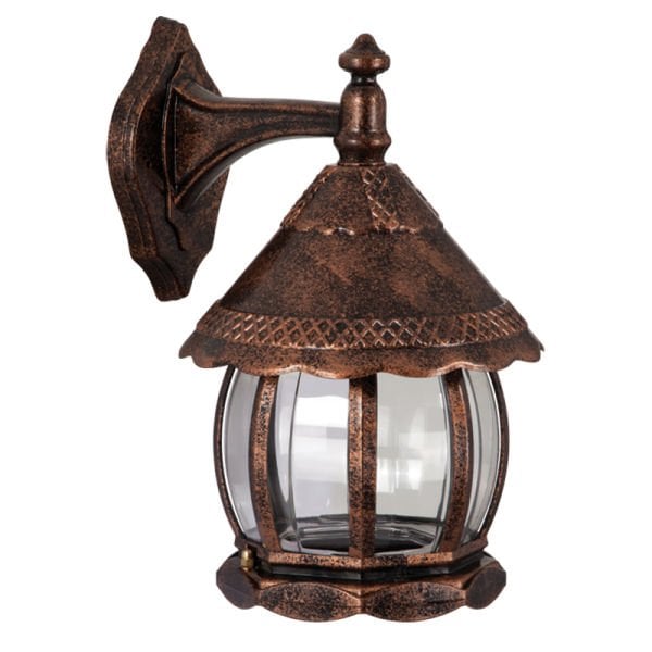 Abs Süslü Sekizgen Park Bahçe Feneri 30x30cm