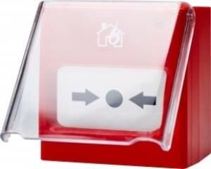 Mutlusan Resetlenebilir Kapaklı Yangın İhbar Butonu