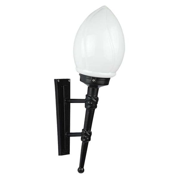 Abs Meşale Akrilik Camlı Park Bahçe Feneri 25x55cm