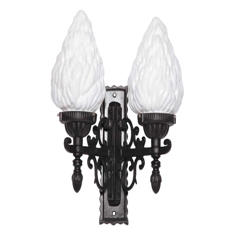 Abs Şelale Akrilik Camlı Park Bahçe Aydınlatma Direği 40x45cm