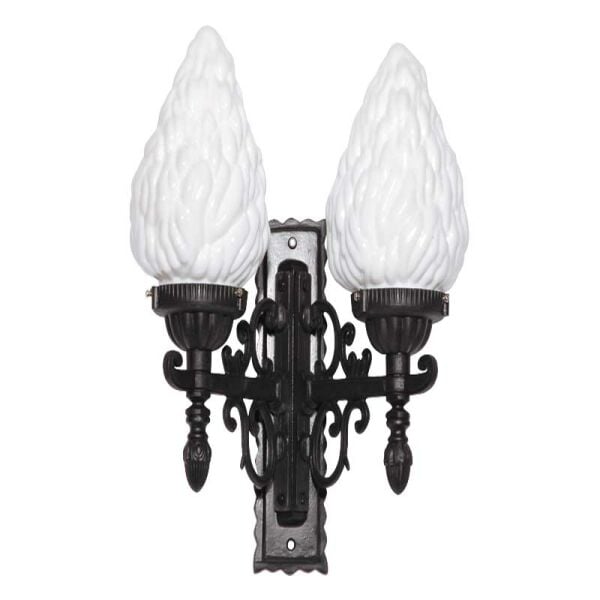 Abs Şelale Akrilik Camlı Park Bahçe Aydınlatma Direği 40x45cm