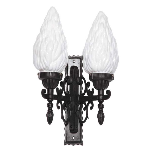 Abs Şelale Akrilik Camlı Park Bahçe Aydınlatma Direği 40x45cm