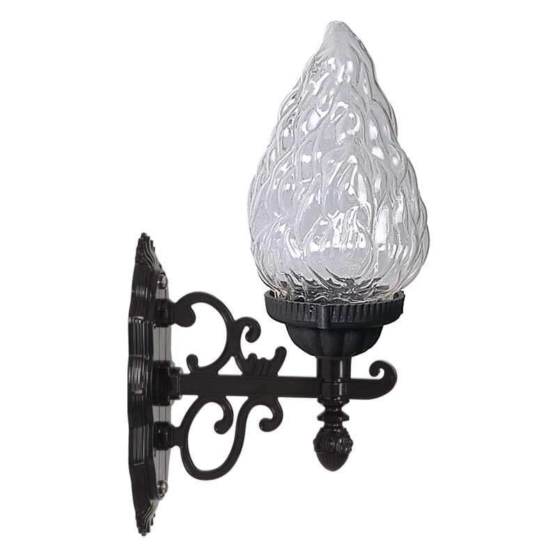 Abs Şelale Akrilik Camlı Park Bahçe Aydınlatma Direği 22x40cm