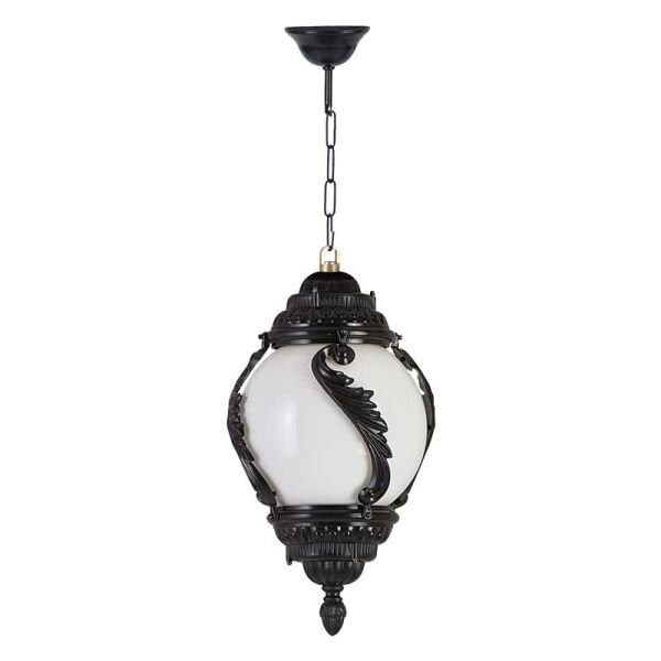 25'lik Akrilik Glop Camlı Abs Sarmaşık Armatür 30x85cm