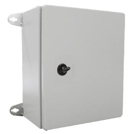 30x30x20 cm Metal Duvar Tipi Taban Saçlı Dikey Pano, Ip 44