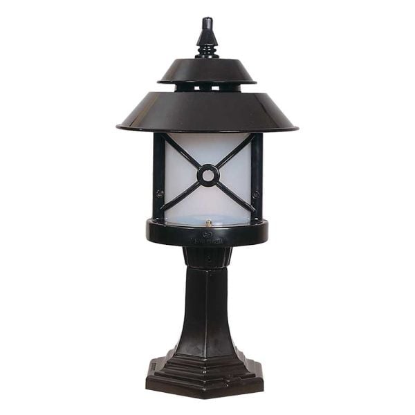 Polikarbon Camlı Abs Klasik Park Bahçe Feneri 26x52cm