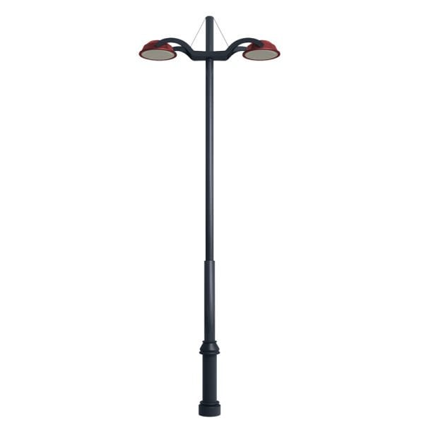 2x70w Power Led IP67 Park Bahçe Aydınlatma Direği 160x400/600cm