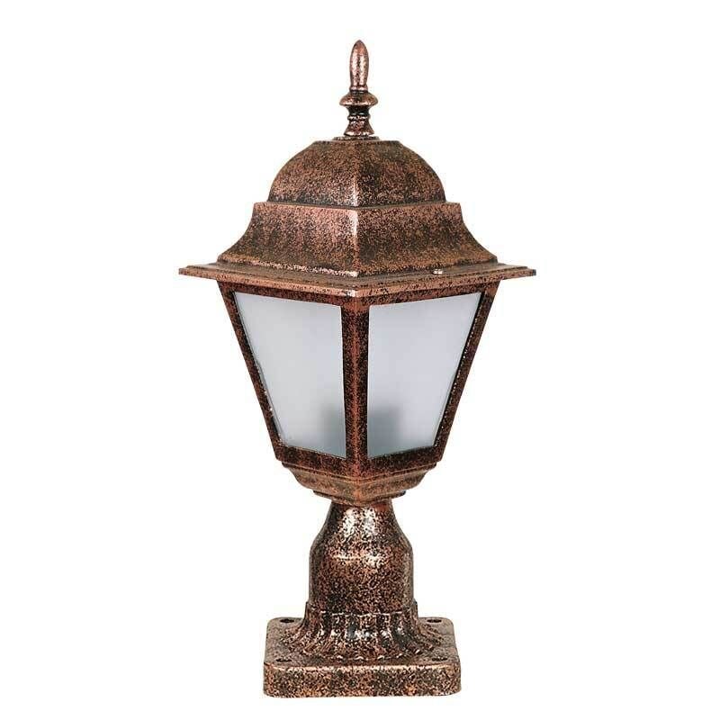 ElektrikPiyasa Polikarbon Camlı ABS Kare Park Bahçe Set Üstü Armatürü