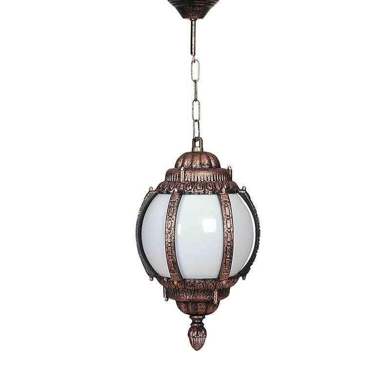 ElektrikPiyasa Akrilik Camlı ABS Orta Boy İnci Park Bahçe Sarkıt Aydınlatma Feneri