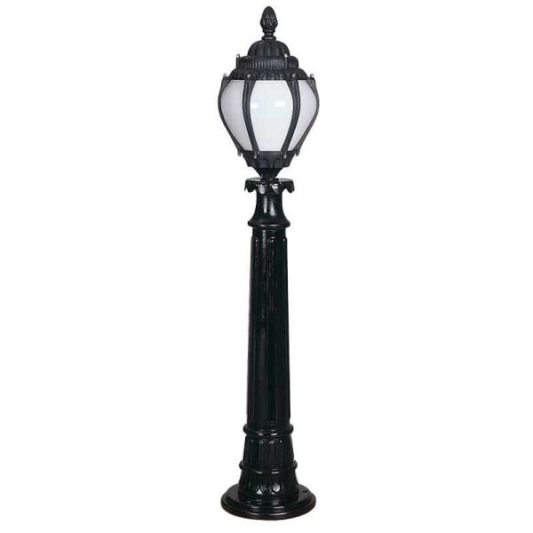 ElektrikPiyasa Akrilik Camlı ABS Küçük Boy İnci Park Bahçe Çim Direği 95 cm