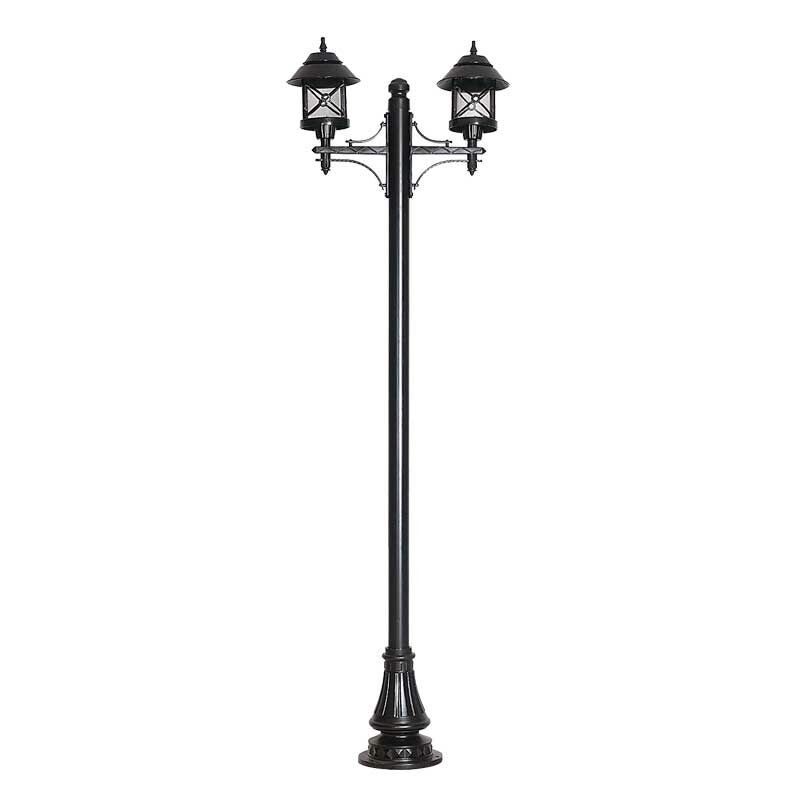 Polikarbon Camlı Abs Klasik Park Bahçe Aydınlatma Direği 80x265cm
