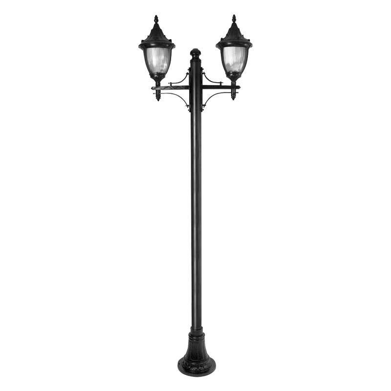 Polikarbon Camlı Aslanlı Model Park Bahçe Aydınlatma Direği 80x270cm