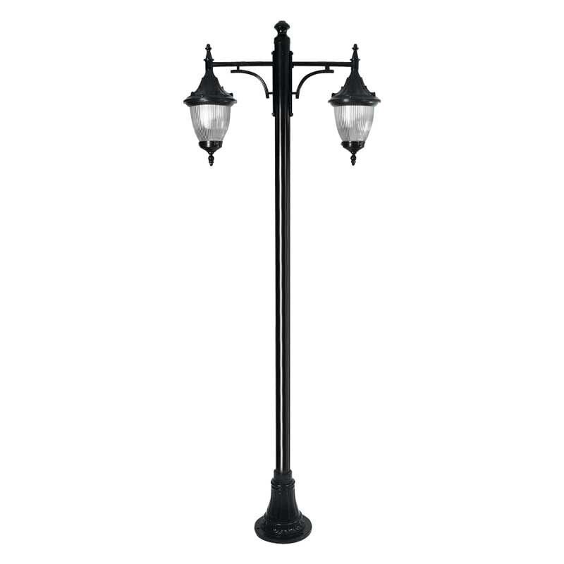 Polikarbon Camlı Aslanlı Model Park Bahçe Aydınlatma Direği 100x280cm