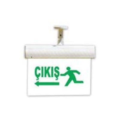 Mutlusan Ledli Exit Sola Çıkış Yönlendirme Levhası