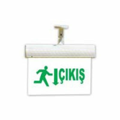 Mutlusan Ledli Exit Aşağı Çıkış Yönlendirme Levhası