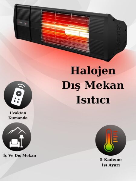 Hottable Duvar Tipi Uzaktan Kumandalı İnfrared Isıtıcı 2000 Watt