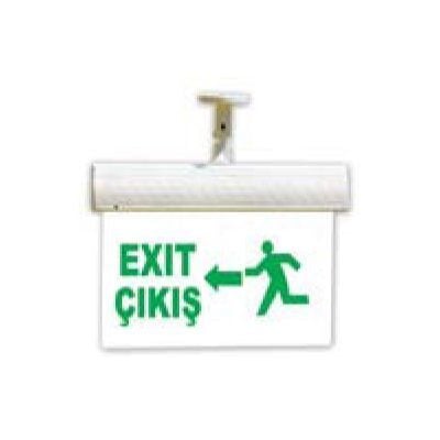 Mutlusan Ledli Exit Sola Çıkış Yönlendirme Levhası