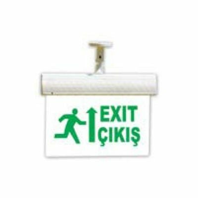 Mutlusan Ledli Exit Yukarı Çıkış Yönlendirme Levhası