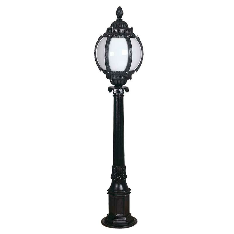 Akrilik Camlı Abs Orta Boy İnci Park Bahçe Fenerli Direk 26x100cm