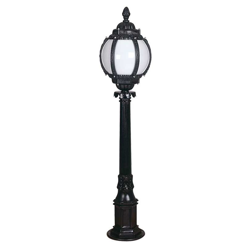 Akrilik Camlı Abs Orta Boy İnci Park Bahçe Fenerli Direk 26x100cm