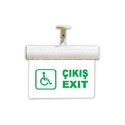 Mutlusan Ledli Exit Engelli Çıkış Yönlendirme Levhası