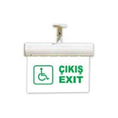 Mutlusan Ledli Exit Engelli Çıkış Yönlendirme Levhası