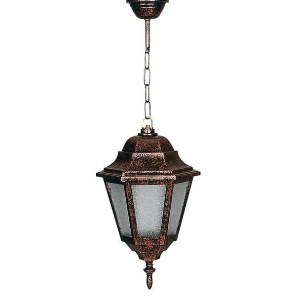 ElektrikPiyasa ABS Küçük Altıgen Park Bahçe Sarkıt Aydınlatma Feneri