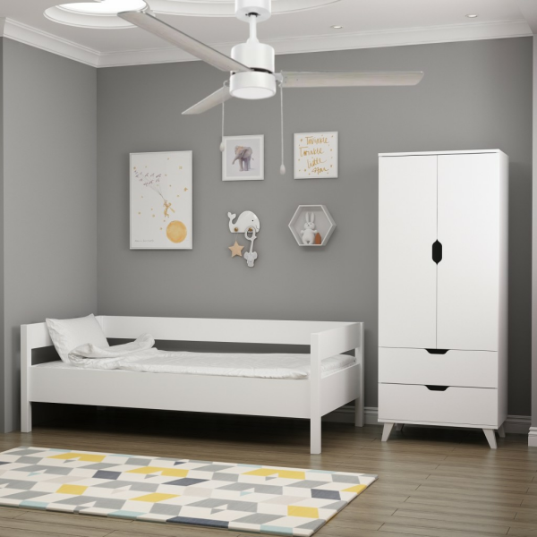 Fancium DKF-307 Aydınlatmalı Beyaz Tavan Vantilatörü