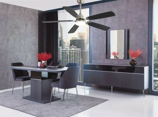 Fancium DKF-510 Siyah LED Aydınlatmalı Uzaktan Kumandalı Tavan Vantilatörü