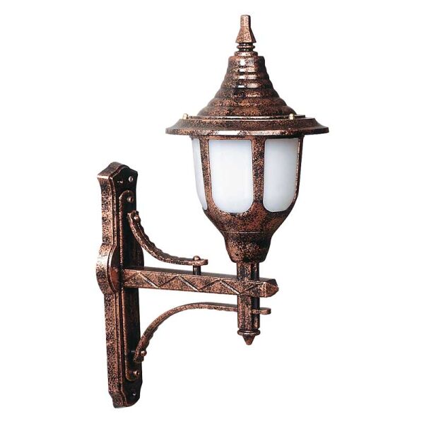 Polikarbon Camlı Abs Orta Boy Yuvarlak Fener 35x60cm