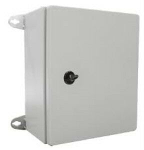 30x30x15 cm Metal Duvar Tipi Taban Saçlı Kablo Giriş Çıkışlı Alt Flanşlı Etanj Pano, Ip 65