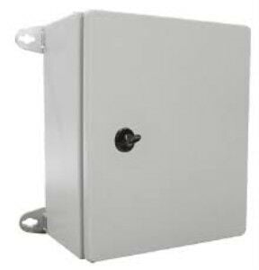 30x30x20 cm Metal Duvar Tipi Taban Saçlı Kablo Giriş Çıkışlı Alt Flanşlı Etanj Pano, Ip 65