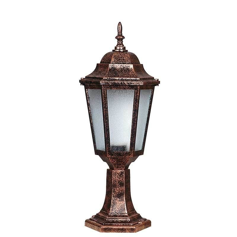 ElektrikPiyasa Polikarbon Camlı ABS Orta Boy Altıgen Park Bahçe Set Üstü Armatürü