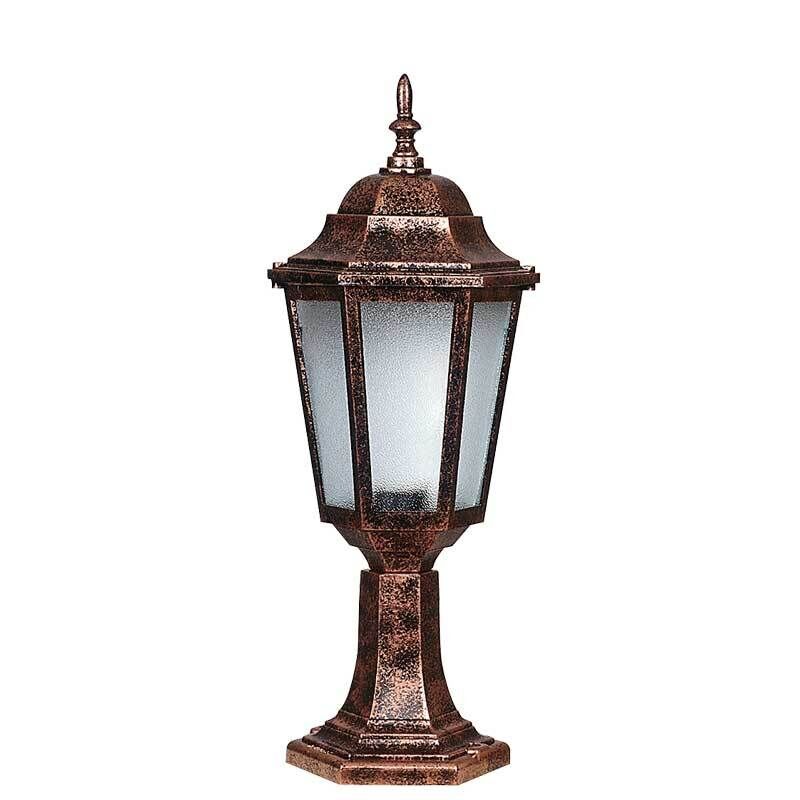 ElektrikPiyasa Polikarbon Camlı ABS Orta Boy Altıgen Park Bahçe Set Üstü Armatürü