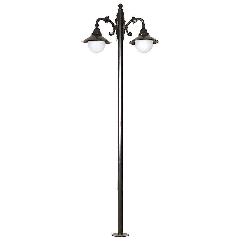 20lik Şapkalı Polietilen Camlı Park Bahçe Aydınlatma Direği 80x260cm
