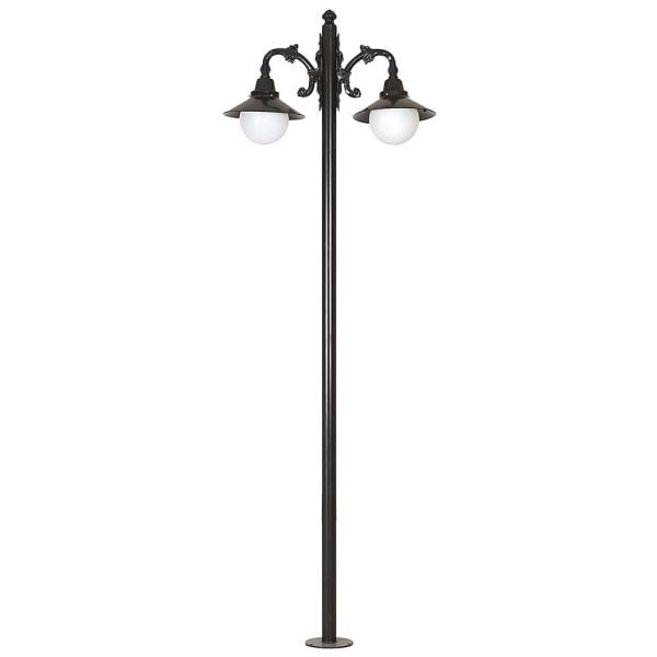 20lik Şapkalı Polietilen Camlı Park Bahçe Aydınlatma Direği 80x260cm