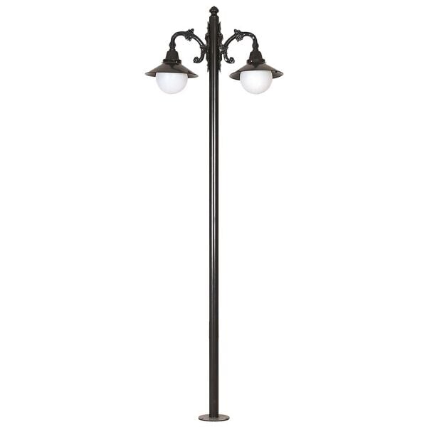 20lik Şapkalı Polietilen Camlı Park Bahçe Aydınlatma Direği 80x260cm