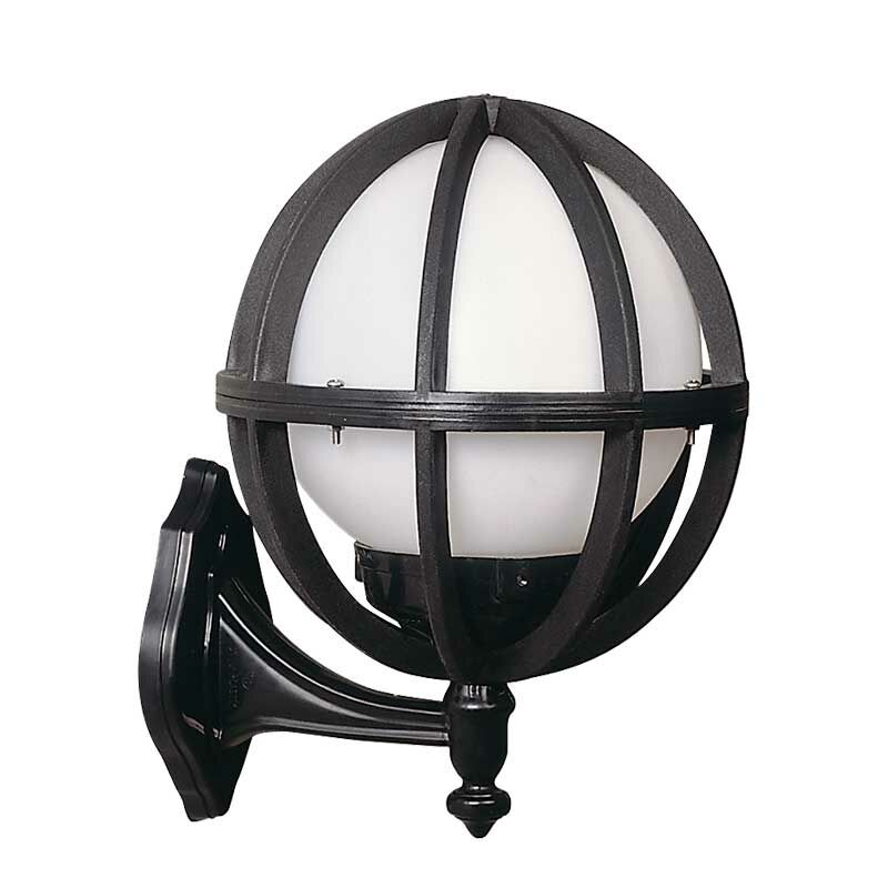 20lik Polietilen Camlı Düz Meridyen Park Bahçe Armatürü 28x34cm