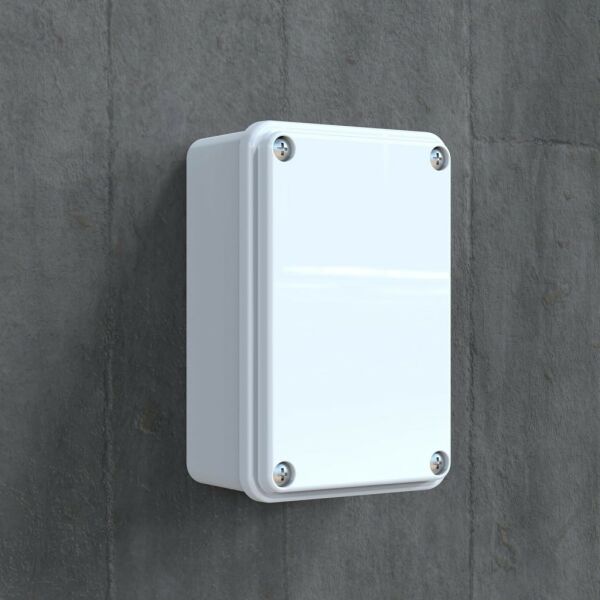 120x80x50 mm Sıva Üstü Opak Kapaklı Buat Kutusu