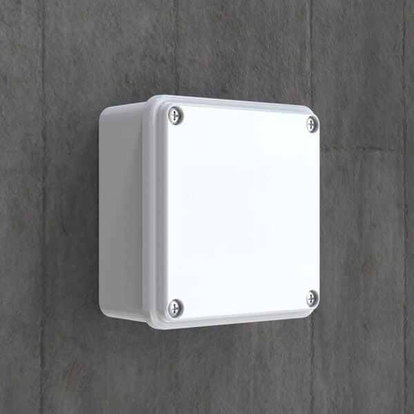 100x100x50 mm Sıva Üstü Opak Kapaklı Buat Kutusu