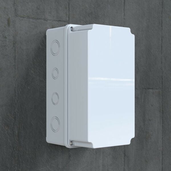 120x220x120 mm Sıva Üstü Opak Kapaklı Buat Kutusu